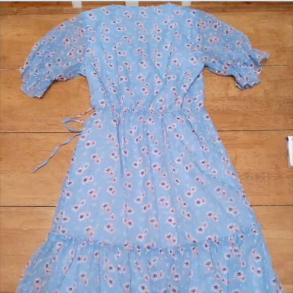 Code x Mode Floral Wrap Dress Size Small - Picture 3 of 4